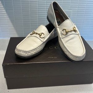 Ivory GUCCI loafer 8.5UK/9US